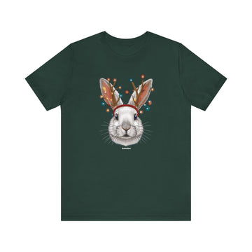 T-Shirt ADULT - Bunny Christmas Lights