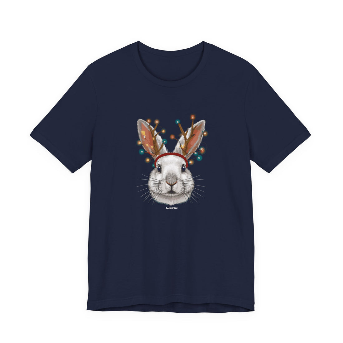 T-Shirt ADULT - Christmas Lights Bunny