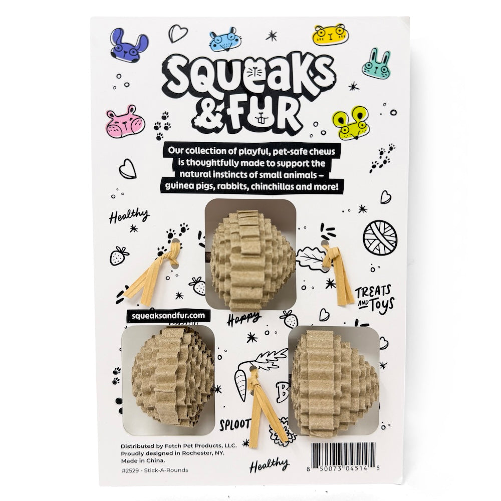 Stick-A-Rounds - Squeaks & Fur