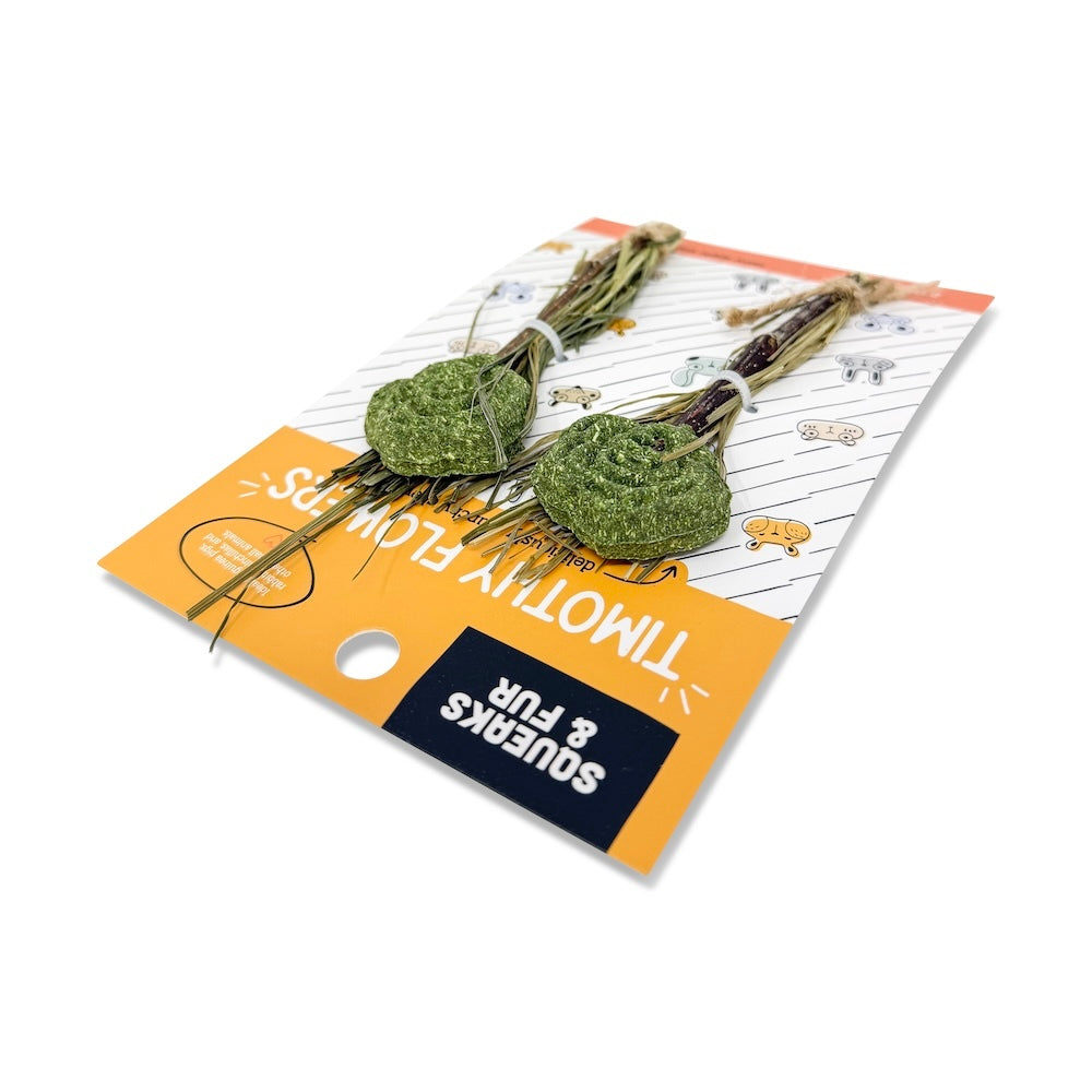 Timothy Flowers 2 pack - Squeaks & Fur