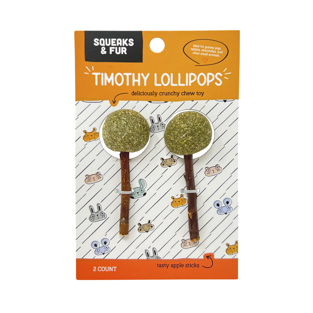 Squeaks & Fur - Timothy Lollipops 2 pack