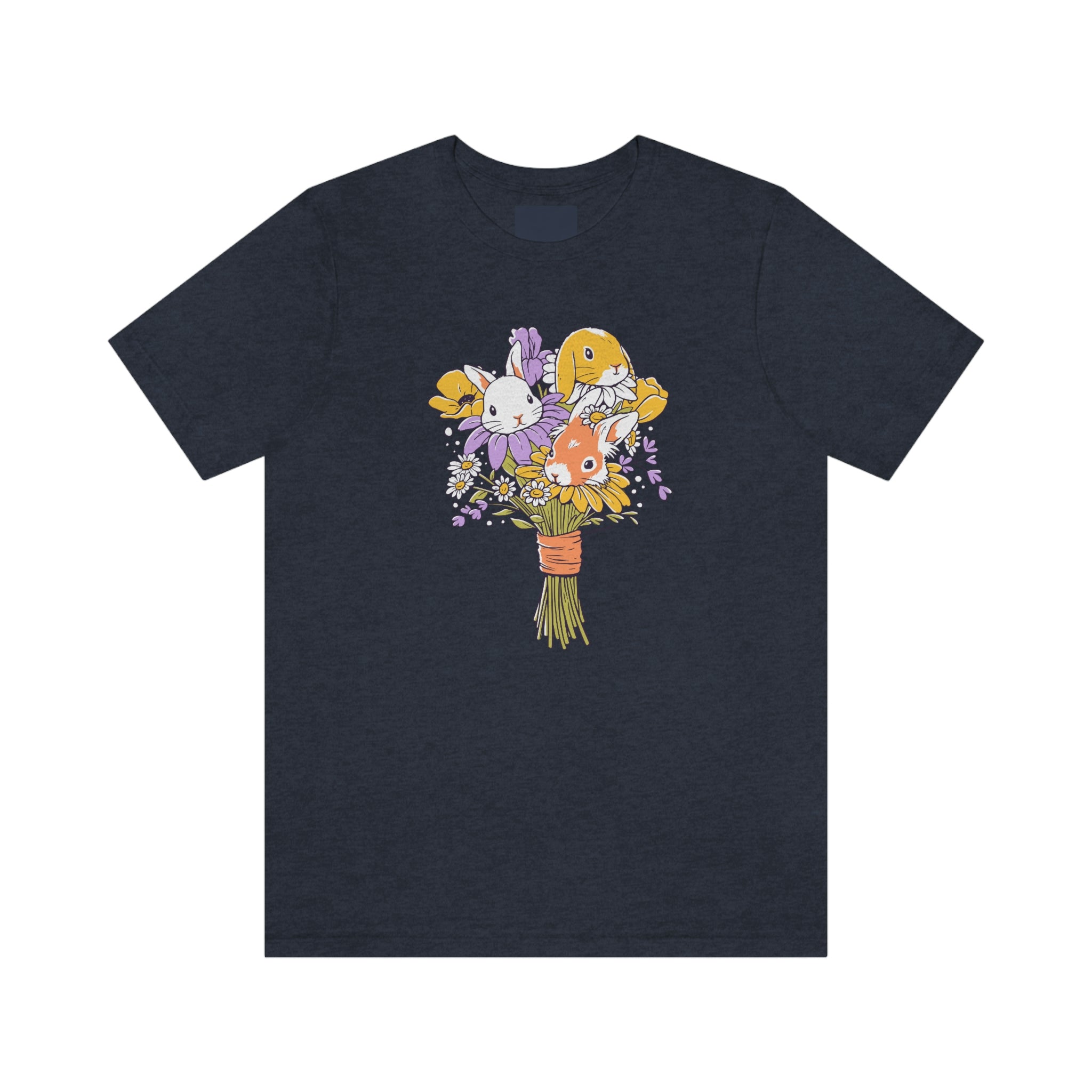 T-Shirt ADULT - Bunny Flowers