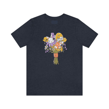 T-Shirt ADULT - Bunny Flowers