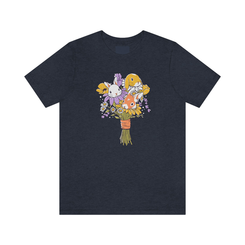 Bunny Flowers T-Shirt - Adult